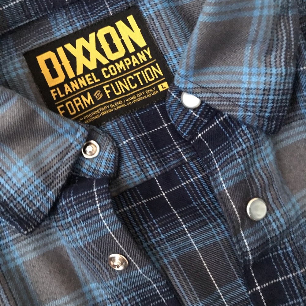 Dixxon Flannel Company Large Blue and grey